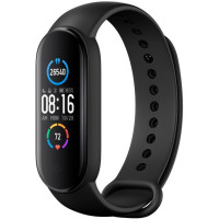 Фітнес браслет Band M5 black 5 Hey Plus кольоровий М5, Трекер - крокомір, Вимірювання тиску, пульсу