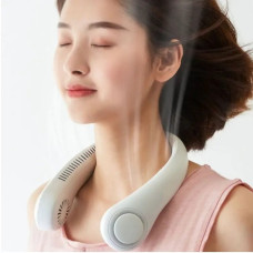Портативний вентилятор на шию Bladeless Neck Cooler · до 16 годин роботи акумулятора · 3 режими обдування обличчя