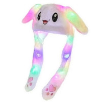 Світна шапка Pikachu toys soft toys with led з рухливими вушками райдужна