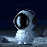 Портативний вентилятор на шию у формі астронавта з USB зарядкою