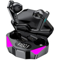 Bluetooth навушники TWS X15 вакуумні бездротові ігрові з кейсом