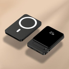 Зовнішній акумулятор із підставкою та магнітною зарядкою MagSafe 10000 mAh Fast Charging чорний