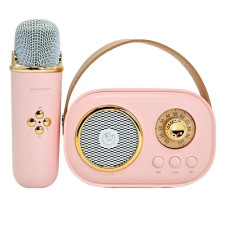 Мікрофон дитячий бездротовий караоке C-20 Bluetooth вбудована колонка ефекти зміни голосу