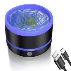 Пристрій для очищення пензлів KAMATION A3 автоматичний USB Type C для макіяжу Синій