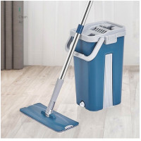 Комплект для прибирання підлоги швабра відро 8 л MOP 502 автоматичний віджим складана ручка