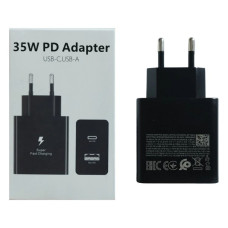 Мережний адаптер 35W USB C USB A Power Delivery швидка зарядка чорний