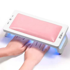 Манікюрна лампа SUN HPL 1 з LED і UV потужність 88 Вт із підставкою для рук таймер USB живлення