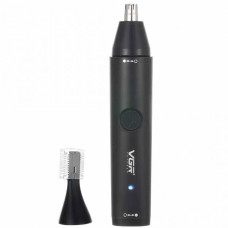 Тример VGR V 613 2 в 1 для носа вух і окантовки з USB-зарядкою вологозахисний з насадкою для точного гоління