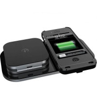 Беспроводное зарядное устройство Duracell Powermat 24 Hour Power System для 4/4S, в комплекте чехол