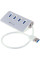 Металевий USB-концентратор 4 порти USB 3.0 4301 з високою швидкістю передавання даних для комп'ютерів
