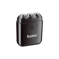 Електробритва Kemei KM-1005 ротор водонепроникний IPX7 USB для сухого вологого гоління чорний