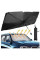 Солнцезащитный автозонт Car Umbrella для лобового стекла 140×78 см, складной, черный
