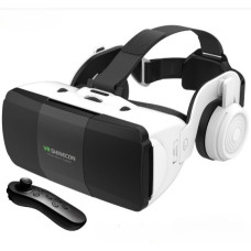 Окуляри віртуальної реальності Shinecon SC-G06ED+ з пультом керування Y1 і вбудованими навушниками для смартфонів