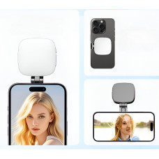 Селфі-підсвітка F622 LED з магнітним тримачем MagSafe та кліпсою, 3 режими, вбудований акумулятор 1000 мА·год,