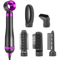 Фен-щітка HA61 HAIRE DRYER 6 в 1 з насадками, іонізацією і захистом від перегрівання, потужність 1300 Вт