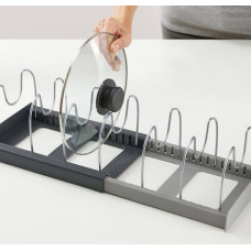 Сушарка для посуду DISH RACK, розширювана, матеріал — неіржавка сталь