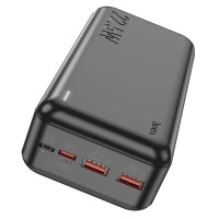 Power Bank Hoco J101B 30000mAh потужність 22.5W QC 3.0 PD одночасне заряджання трьох пристроїв