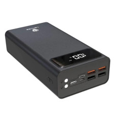 Зовнішній акумулятор LENYES PX492 Power bank 40000mAh з 4 USB-портами 5В/2А