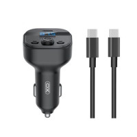 FM-модулятор XO BCC18 Bluetooth MP3 Car Charger Type-C 3A трансмиттер для авто