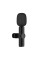 Петличний мікрофон комплект K11 Wireless Lavalier Microphone з адаптером Lightning чорний