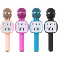 Бездротовий Bluetooth мікрофон караоке Q8 для дітей у 4 кольорах