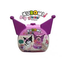 Дитячий косметичний набір Kuromi у кейсі на 26 предметів для дівчаток рожевий