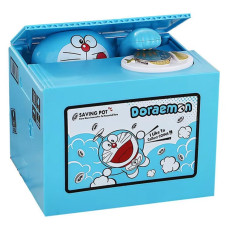 Дитяча інтерактивна скарбничка DORAEMON на батарейках для монет