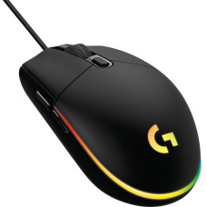 Комп'ютерна миша Logitech G102, ігрова, оптична, дротова, чорна
