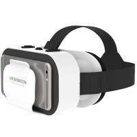 Окуляри віртуальної реальності SHINECON SC-G05a 3D для смартфонів Android та iOS, білі