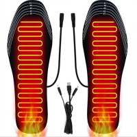 Електричні устілки з підігрівом Heating Insoles USB, універсальні 28,5 см, розмір 35-45