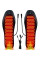 Електричні устілки з підігрівом Heating Insoles USB, універсальні 28,5 см, розмір 35-45
