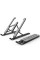 Регульована підставка для ноутбука Laptop Stand, пластик, 6 рівнів висоти, чорна, 10-17.3"