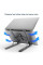 Регульована підставка для ноутбука Laptop Stand, пластик, 6 рівнів висоти, чорна, 10-17.3"