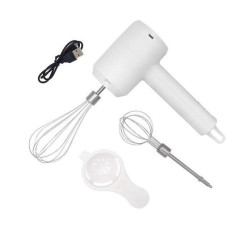 Електричний бездротовий USB-міксер із віночком, акумуляторний пінозбивач