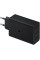 Мережевий зарядний пристрій 65W Trio з 2 Type-C і USB-A, підтримка швидкого заряджання PD 3.0/SFC/AFC, чорний