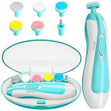 Електричний набір тримера для нігтів 6 в 1, дитячий і дорослий, безпечний манікюр і педикюр