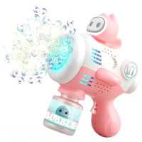 Автоматическая машинка мыльных пузырей Bubble Maker с подсветкой и аккумулятором для детей