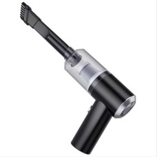 Автомобільний бездротовий пилосос 2 в 1 Vacuum Cleaner 8696 чорний, 120 Вт, 4500 Па, з насадками та підсвіткою