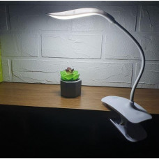 Настільна LED-лампа SST-812 з акумулятором, прищіпкою та сенсорним керуванням, 3 режими яскравості