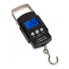 Електронні ваги кантер безмен WH-A08 до 50 кг із гаком і LCD-дисплеєм, на батарейках