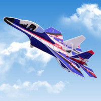 Літак з електромотором іграшковий із пінопласту S27 | Летючий літак конструктор для дітей і дорослих