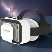 Окуляри віртуальної реальності VR SHINECON SC-G05a для смартфонів Android та iOS 3D білі
