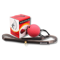 Боксерський тренувальний м'яч ITSMART для боксу та єдиноборств, швидкісний м'яч для відпрацювання ударів і реакції з пов'язкою