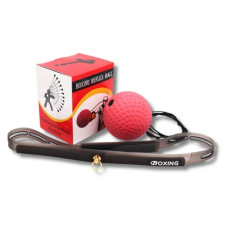 Боксерський тренувальний м'яч ITSMART для боксу та єдиноборств, швидкісний м'яч для відпрацювання ударів і реакції з пов'язкою