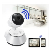 Поворотная Wi-Fi IP-камера видеонаблюдения NET Q6 с ночной съёмкой и функцией видео-няни, 720P, белая