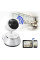 Поворотна Wi-Fi IP-камера відеоспостереження NET Q6 з нічним зніманням і функцією відеоняні, 720P, біла