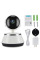 Поворотна Wi-Fi IP-камера відеоспостереження NET Q6 з нічним зніманням і функцією відеоняні, 720P, біла