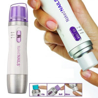 Машинка для шлифовки и полировки ногтей Naked Nails RO-74 с 6 насадками роликовая пилка для маникюра