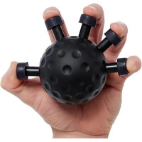 Еспандер для пальців і кисті руки з різними рівнями навантаження, чорний, для сили хвата, витривалості та реабілітації