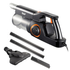 Пилосос колбовий ручний RAF R.8758 2-в-1 вертикальний і портативний, 400 Вт, контейнер 0.5 л, фільтр HEPA, чорний